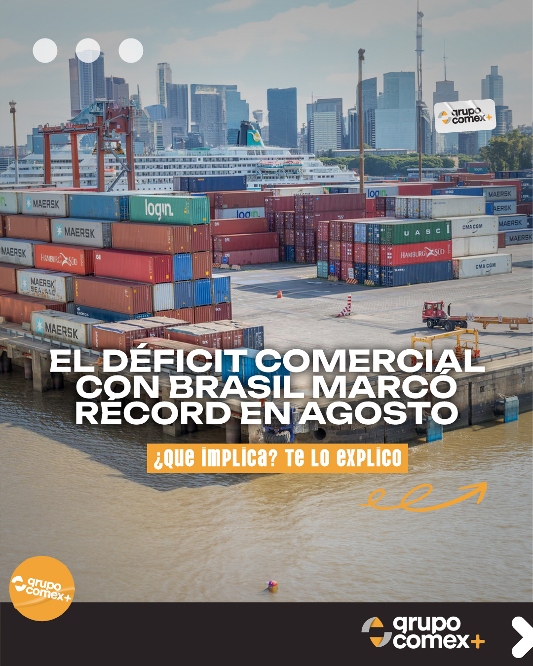 El déficit comercial con Brasil marcó récord en agosto
